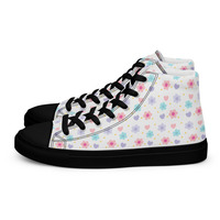 Erin's  Womens high top canvas shoes - Thumbnail 1