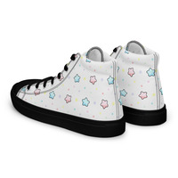 Little Star Womens high top canvas shoes - Thumbnail 2