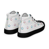 Little Star Womens high top canvas shoes - Thumbnail 5