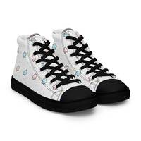 Little Star Womens high top canvas shoes - Thumbnail 6