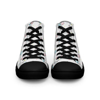 Little Star Womens high top canvas shoes - Thumbnail 7
