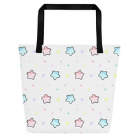 Little Star All-Over Print Large Tote Bag - Thumbnail 1