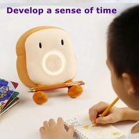 Toast Plush Alarm Clock Night Light Lamp - Thumbnail 2