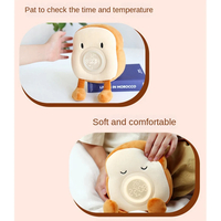 Toast Plush Alarm Clock Night Light Lamp - Thumbnail 3