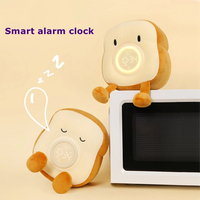 Toast Plush Alarm Clock Night Light Lamp - Thumbnail 4
