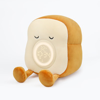Toast Plush Alarm Clock Night Light Lamp - Thumbnail 5