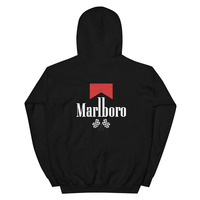 M A R L B O R O BLACK HOODIE - Thumbnail 3