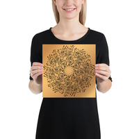 Poster rosace squelettes - Thumbnail 1