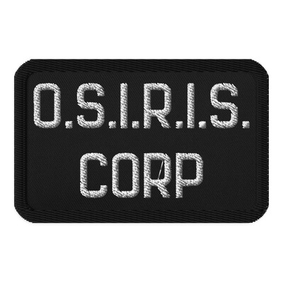 Osiris corp embroidered patch