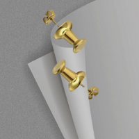 Push Pin Stud Earrings - Thumbnail 2