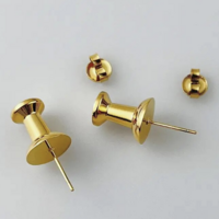 Push Pin Stud Earrings - Thumbnail 3