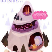 8 x 10 in. mountain print - Thumbnail 1