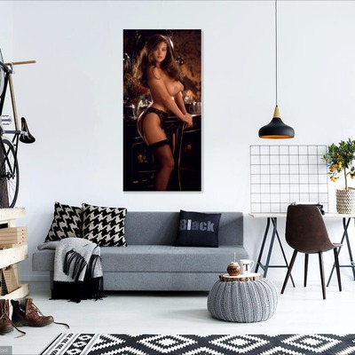 Photo poster, retro,ahana soares 1983, size А3 29,7х42,0  inches. wall decoration, home decor, gift.