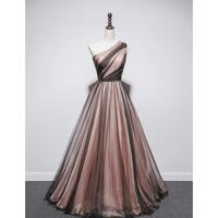 One Shoulder Prom Dress,elegant Evening Dress,simple Party Dress - Thumbnail 1