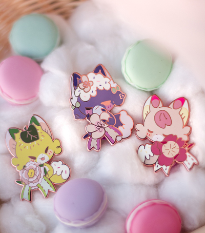 Flavoured Foxies Enamel pin 
