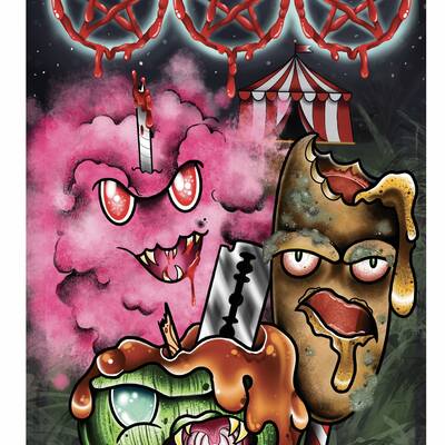 Inkromancy 5: the bizzare carnival tarot card art print