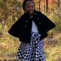 Black & White Swirl Young Girl Skirt Set - Thumbnail 3