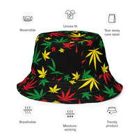 Reversible bucket hat - Thumbnail 5
