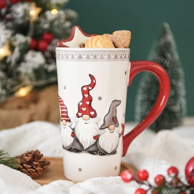 Christmas santa large capacity mug