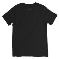Unisex Short Sleeve V-Neck T-Shirt - Thumbnail 2