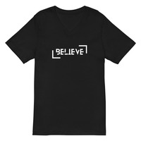 Unisex Short Sleeve V-Neck T-Shirt - Thumbnail 3