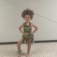 Jungle Forest Cheetah Fairy Monokini Dress Bra Cosplay Dance Costume Rave Bra Rave Wear Halloween Burlesque Show Girl - Thumbnail 5