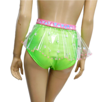 Alien Bra Skirt and Panties in Pink and Green Costume - Thumbnail 4