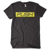 Men's PUSH T-Shirt Black/Gold