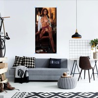 Photo poster, retro,Cathy Larmouth 1981, large size 24.0157x47.6378 inches. Wall decoration, home decor, gift. - Thumbnail 1