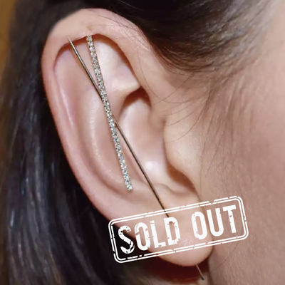 Stick ear cuff