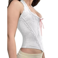 Blue Lace Corset Top - Thumbnail 5