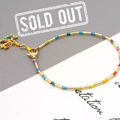 Rainbow miyuki bracelet