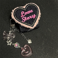 3D Denim Love Heart Coin Purse  - Thumbnail 2