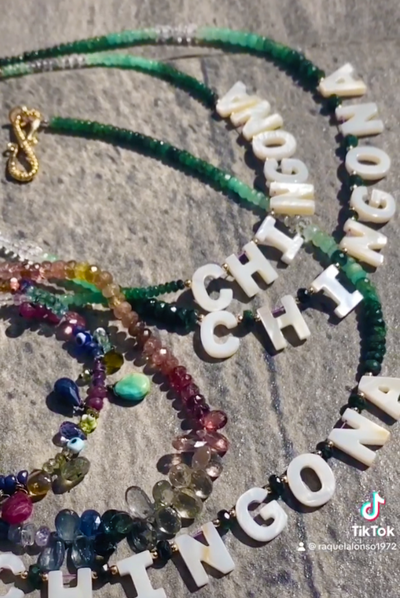 Chingona emerald necklace