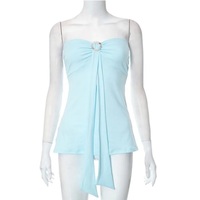 Baby Blue Tube Top  - Thumbnail 4