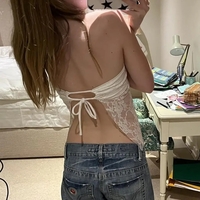 Pink Fairy Floral Lace Tube Top - Thumbnail 8