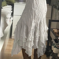 Lace Splice High Waist Maxi Skirt  - Thumbnail 3