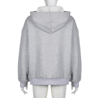 Bow Print Loose Hoodie  - Thumbnail 8