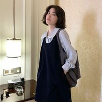 Blue Plaid Puff Long Sleeve Shirt  - Thumbnail 6