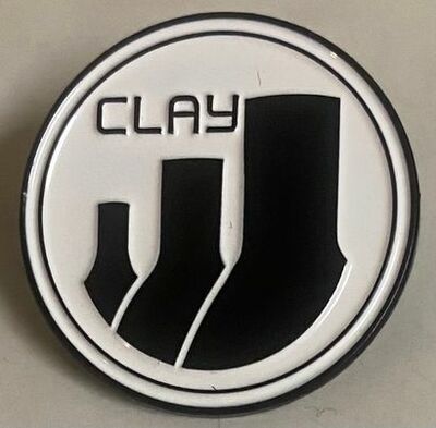 CLAY ENAMEL BADGE