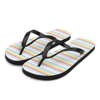 Lemon drop  Frabic Flip-Flops - Thumbnail 1