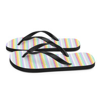 Lemon drop  Frabic Flip-Flops - Thumbnail 4