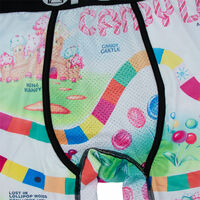 Cartoon Printed 2PK Mens Underwear Lingerie lengthen athlete sports boxer shorts breathable underpants P65 - Thumbnail 7