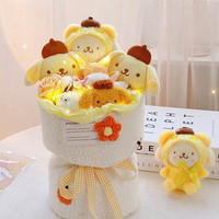 Kawaii kuromi cartoon plush bouquet gift - Thumbnail 3