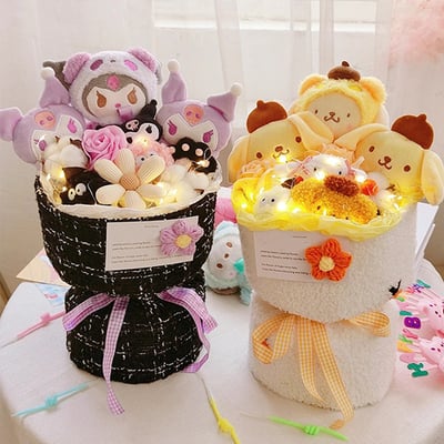 Kawaii kuromi cartoon plush bouquet gift