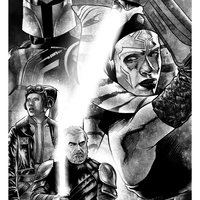 Ahsoka 12"x18" Art Print | Star Wars - Thumbnail 1