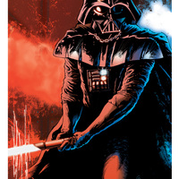Darth Vader 12x18 Art Print. - Thumbnail 1