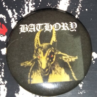 Bathory 1.5" button