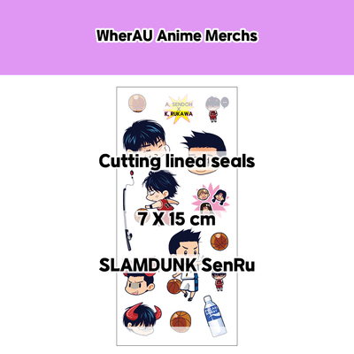 Slam dunk - sendoh x rukawa stickers