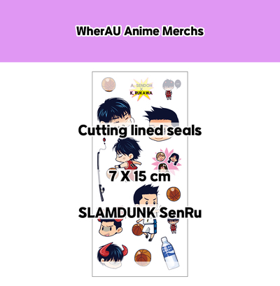 SLAM DUNK - Sendoh X Rukawa stickers